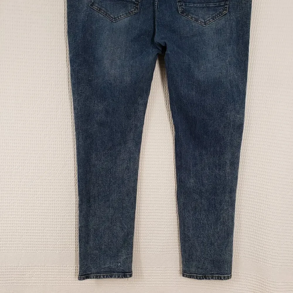 Refinery Republic Jeans Mens 40x32 (Actual 40x30) Blue Denim Slim Leg Stone Wash